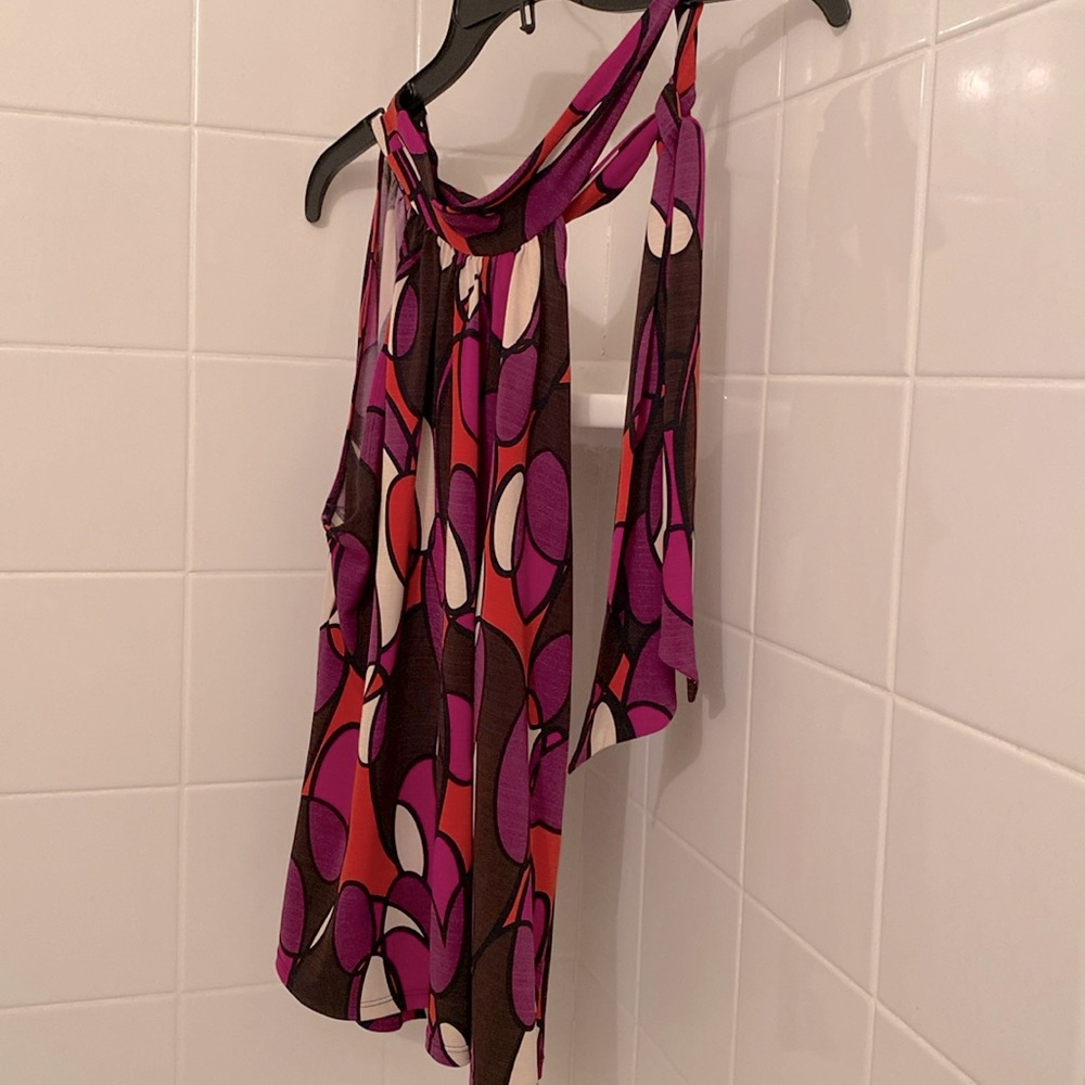 NY collection,petite medium, multi color blouse